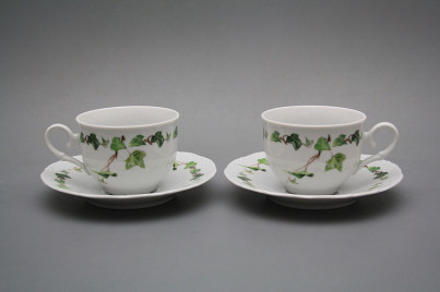 Tea cup 0,18l with saucer Ofelia Ivy BB č.1