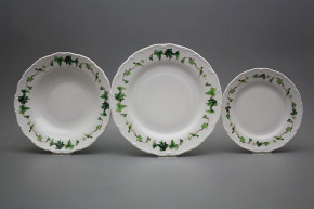 Plate set Ofelia Ivy 24-piece KBB