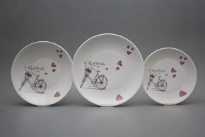 Plate set Coup Bicycle 24-piece BB