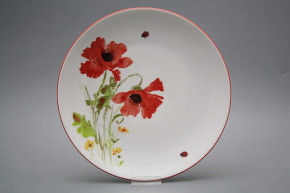 Flat plate 24cm Coup Poppy CL