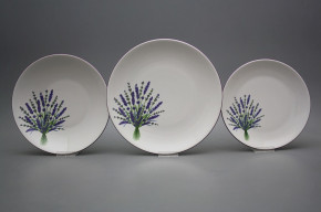 Plate set Coup Lavender 36-piece HFL