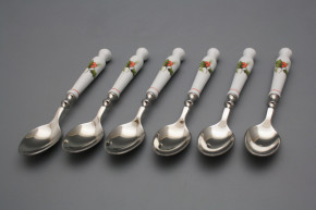 Set of teaspoons Bohemia 1987 Poinsettia 6-piece CL