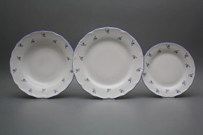 Plate set Verona Forget-me-not Sprays 12-piece AAL