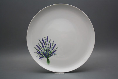 Flat round dish 30cm Coup Lavender HBB č.1