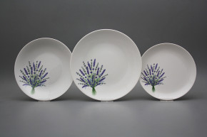 Plate set Coup Lavender 12-piece HBB