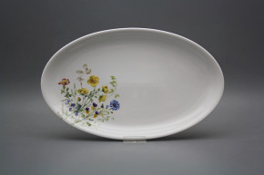 Oval dish 33cm Coup Flowering meadow Pattern B HBB