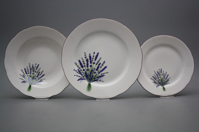 Plate set Rose Lavender 12-piece HFL č.1