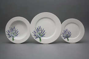 Plate set Nina Lavender 18-piece HBB