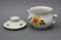 Baking mug 0,6l with cover and handles Sunflowers ZL č.2