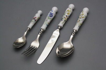 Set of cutlery Bohemia 1987 Flowering meadow 4-piece BB č.1