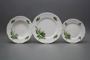 Plate set Marie Louise Lilies of valley 36-piece EBB