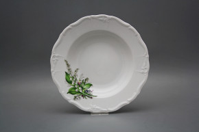 Deep plate 23cm Marie Louise Lilies of valley HBB
