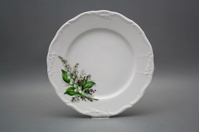Flat plate 25cm Marie Louise Lilies of valley HBB