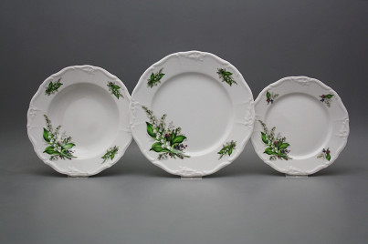 Plate set Marie Louise Lilies of valley 24-piece EBB č.1