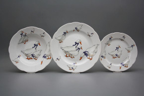 Plate set Rose Geese 36-piece XBB