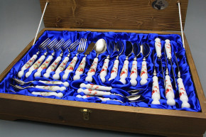 Set of cutlery Bohemia 1987 with box Strawberries 24-piece BB