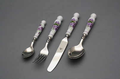 Set of cutlery Bohemia 1987 with box Violets 24-piece FL č.1