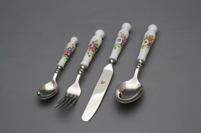 Set of cutlery Bohemia 1987 with box Meissen bouquet 24-piece BB