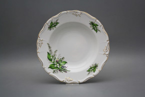 Deep plate 23cm Marie Louise Lilies of valley EGL LUX