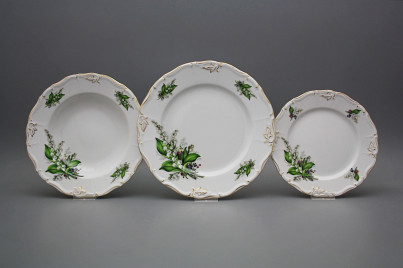 Plate set Marie Louise Lilies of valley 36-piece EGL LUX č.1