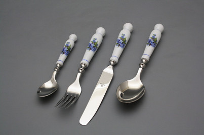 Set of cutlery Bohemia 1987 Forget-me-not 4-piece AL č.1