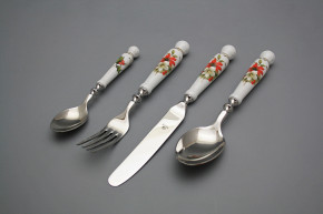 Set of cutlery Bohemia 1987 with box Poinsettia 24-piece GL LUX