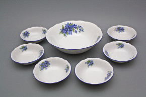 Compote set Rose Forget-me-not 7-piece CAL