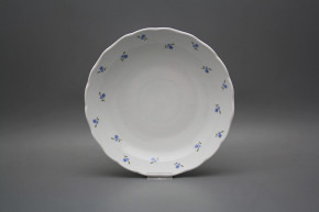 Compote dish low 24cm Rokoko Forget-me-not Sprays ABB
