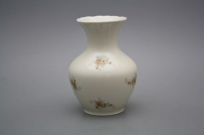Vase 13,5cm Rokoko ECRU Tea roses BB č.1