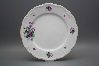 Flat round dish 30cm Marie Louise Sweet violets KGL č.1