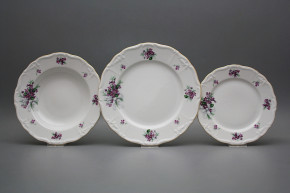 Plate set Marie Louise Sweet violets 36-piece KGL