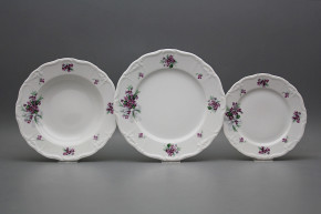 Plate set Marie Louise Sweet violets 12-piece KBB