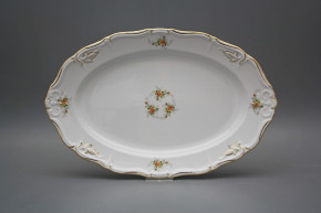 Oval dish 34cm Marie Louise Tea roses GGL Lux