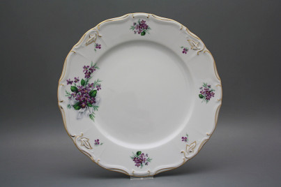 Flat round dish 30cm Marie Louise Sweet violets KGL LUX č.1