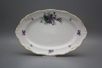 Oval dish 32cm Marie Louise Sweet violets KGL LUX č.1