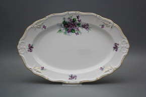Oval dish 34cm Marie Louise Sweet violets KGL LUX