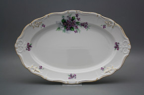 Oval dish 36cm Marie Louise Sweet violets KGL LUX