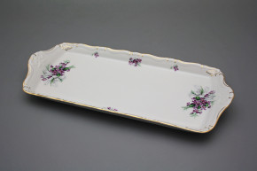 Tray square 38cm Marie Louise Sweet violets KGL LUX