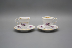 Cup 0,07l with saucer Marie Louise Sweet violets GL LUX