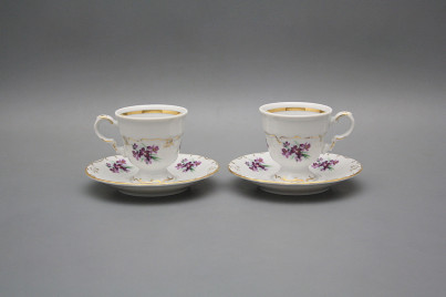 Cup 0,07l with saucer Marie Louise Sweet violets GL LUX č.1