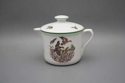 Big mug Varak with spout and cover Feathered game ZL č.1