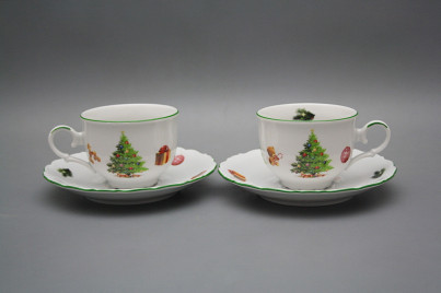 Tea cup 0,18l with saucer Ofelia Christmas Tree ZL č.1