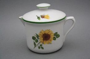 Big mug Varak with spout and cover Sunflowers ZL