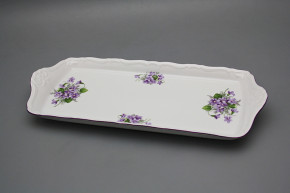 Tray square 38cm Marie Louise Violets EFL
