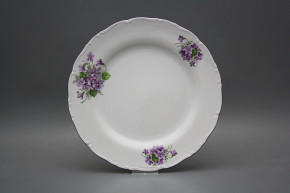 Flat plate 25cm Ofelia Violets CFL