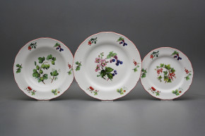 Plate set Ofelia Forest berries 18-piece FCL