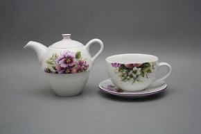Tea set Duo Pansy FL