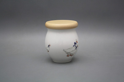 Jar Banak with a wooden lid Geese BB č.1