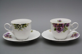 Coffee cup 0,18l and saucer Ofelia Pansy BB