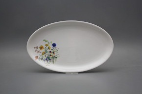 Oval dish 28cm Coup Flowering meadow Pattern B HBB